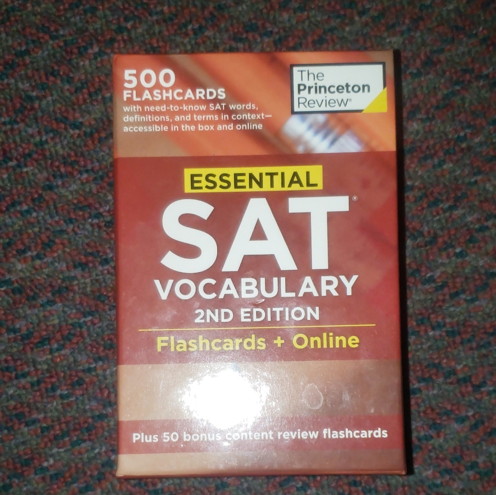 Princeton review SAT flashcards 500 ct